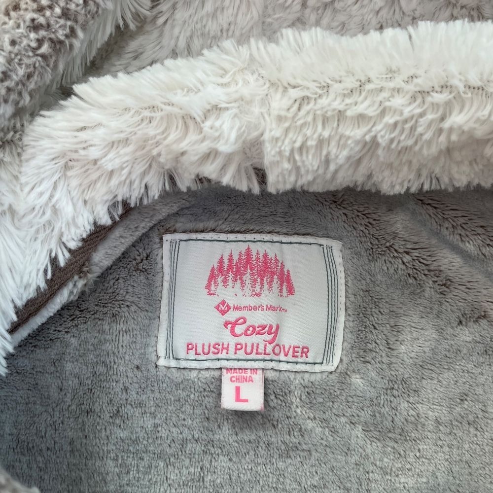 Members Mark Cozy Plush Pullover Hoodie Sweatshirt, Member's Mark Soft Long 373 - Picture 5 of 8